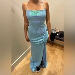 Windsor prom dress sequin light blue